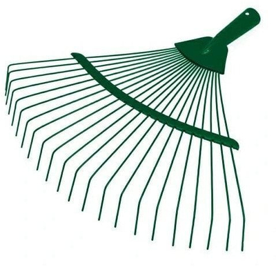 Kokë grepe kopshti Greenmill GR6504, metal, për gjethe, e gjelbër