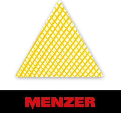 Rrjeta gërryse MENZER Ultranet, set 25 copë, 290 x 250 mm, G120, e verdhë