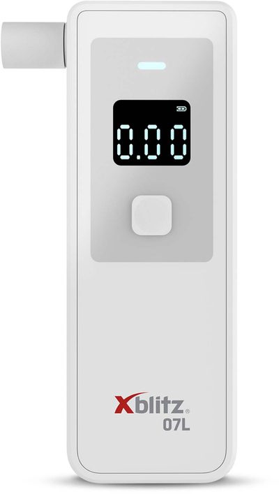 Alkooltest Xblitz 07L, sensor gjysmëpërçues, ekran LCD, i zi