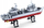 Lodër me kuba ndërtimi Sluban Model Bricks Supply Ship M38 B0701, 497 copa, shkallë 1:450, gri