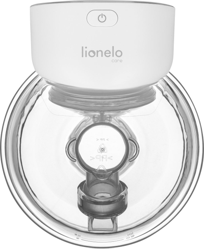 Електрична пумпа за гради Lionelo Care Fidi Free Simple, компактна, со 3 режими, бела транспарентна