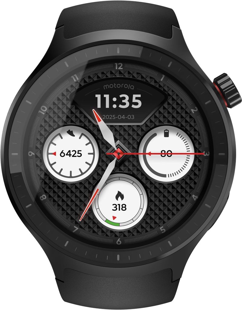 Orë inteligjente Motorola Watch 2, 47mm, WiFi, e zezë