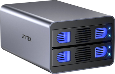 Kuti e jashtme Unitek për disqe SATA 2.5\"/3.5\", USB 5 Gbps, 40TB, e zezë