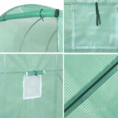 Serë tunele Lean Premium 21378, 4.5x2x2 m, folje PE UV4, jeshile