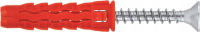 Dibela universale Klimas Wkręt-met SFXP-08040050, 8x50 mm, set 100 copë, e kuqe