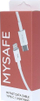 Kabllo USB Mysafe USB C në Lightning, 1 m, e bardhë