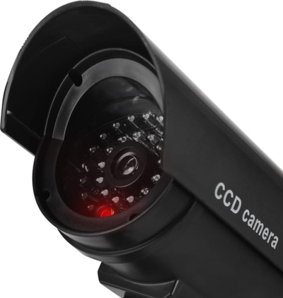 Kamerë fallco sigurie OEM AT-1B-B, formë tub, LED i kuq, e zezë