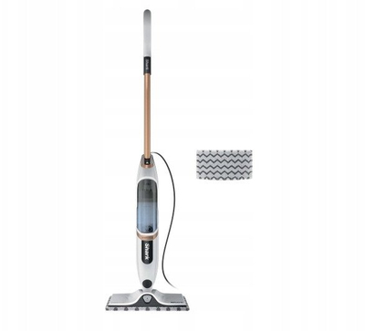 Mop me avull Shark SteamSpot S2001EU, 3 shkallë avulli, për dysheme të forta, gri