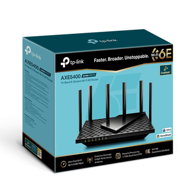 Router TP-Link Archer AXE75, Wi-Fi 6E tri-band, Gigabit, i zi