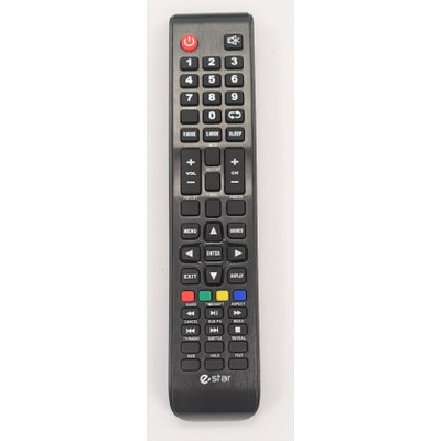 Telekomandë TV eSTAR TADAEST00032BK, universale, për televizorë eSTAR, e zezë