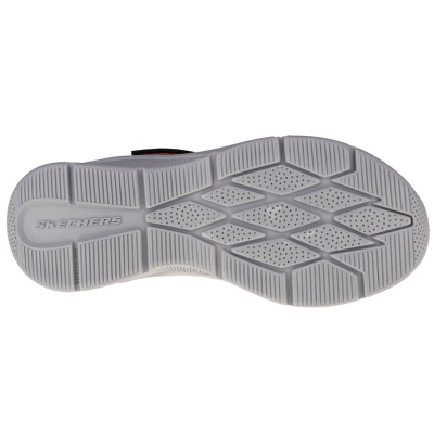 Детски патики Skechers Microspec Texlor Jr 403770L-BKRD, леплива лента, гумен ѓон, црни