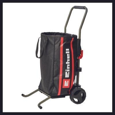 Karrocë transportuese Einhell, për bobinë zorre uji, me thes 75L, me kunja fiksuese