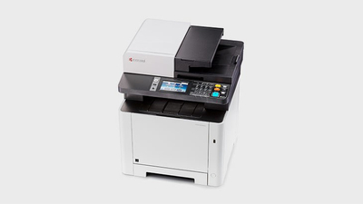 Мултифункционален печатач Kyocera ECOSYS M5526cdw, ласерски во боја, A4, Wi‑Fi, бел