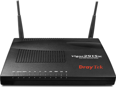 Рутер DrayTek Vigor 2915ac, Dual WAN, WiFi AC, црн