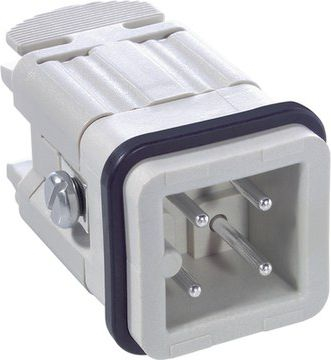 Lidhës mashkullor LAPP EPIC H-A 3 SS, 3P+PE, 23A 400V, gri
