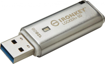 USB Kingston IronKey Locker+ 50, 128 GB (IKLP50/128GB)
