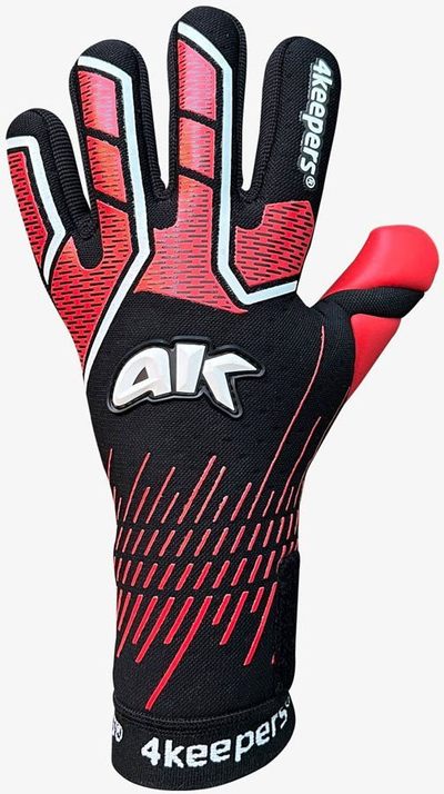 Doreza portieri 4keepers Neo Viper NC Jr S982870, për fëmijë, e zezë me të kuqe