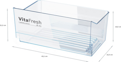 Frigorifer Bosch KSV36CIDP i veçum, 346L, Home Connect, inox