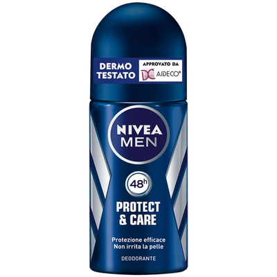 Deodorant Nivea Men Roll-on, Protect & Care, 50 ml