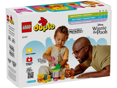 Set lodër LEGO Duplo 10457 Winnie the Pooh Birthday Party Disney, për fëmijë 18m+, shumëngjyrësh