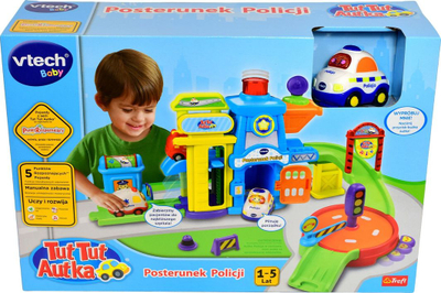 Lodër stacion policie Vtech Tut Tut Autka, shumëngjyrëshe