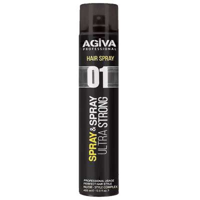 Llak për flokë Agiva 01 Ultra Strong Hold, 400 ml