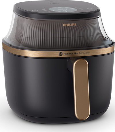 Фритеза на топол воздух Philips Series 3000 NA342-00, 7.2L, екран на допир, црна