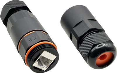 Konektor hermetik ALANTEC IP68, RJ45 RJ45, Cat 6A STP