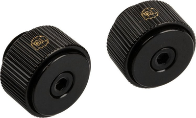Fiting ajri për ftohje uji Bitspower Touchaqua AIR Exhaust, set 2 copë, G1/4", i zi