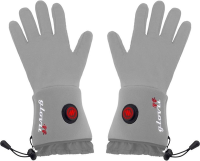 Загреани ракавици Glovii Heated, универзални, големина L XL, светло сива