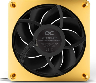 Ftohës Alphacool Apex Stealth Metal Power, 120 mm, i artë