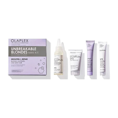 Set për flokë Olaplex Unbreakable Blondes Mini Kit