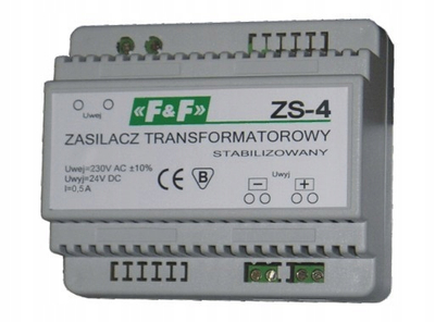 Furnizues energjie F&amp;F ZS 4, 24V DC, 12W, gri