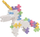 Set ndërtimi Plus Plus BIG Pastel Unicorn, 50 copë, shumëngjyrëshe