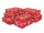 Kuti dhuratash për Krishtlindje Christmas A V006 AL, 24x16x6 cm, karton 1.5 mm, e kuqe festive