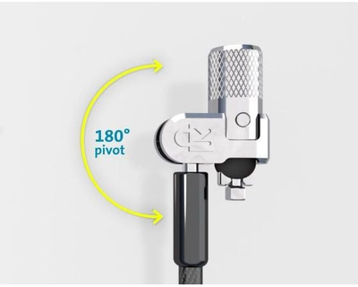 Кабел за безбедност Kensington MicroSaver 2.0 Keyed Twin, две глави, со клуч, сребрен