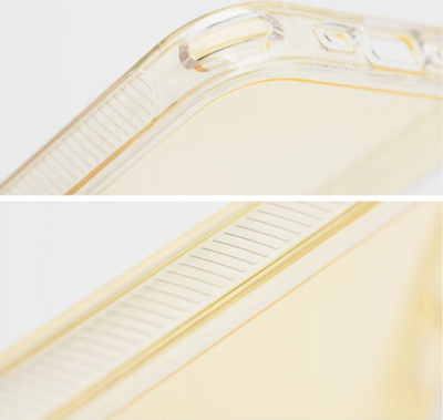 Maskë telefoni Futera Matrix Clear për Xiaomi Redmi Note 13 5G, transparente, silikoni, e verdhë