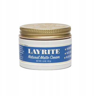 Krem modelues flokësh Layrite Natural Matte Cream, 44ml, fiksim mesatar, për unisex