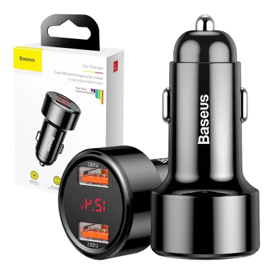Karikues makine Baseus BS-C20A, 2x USB-A 6A, 45W, i zi