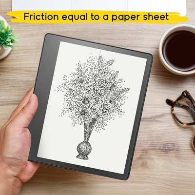 Folje mbrojtëse Doodroo Ddkinscrb për Kindle Scribe, efekt letër, transparente