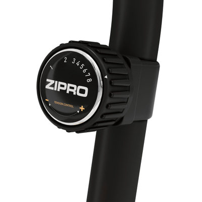 Biçikletë stacionare magnetike Zipro Boost Gold, 8 nivele rezistence, ekran LCD, e zezë
