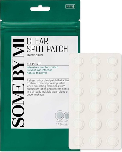 Arna për akne SOME BY MI Clear Spot Patch, 30 Days Miracle, 18 copë, transparente