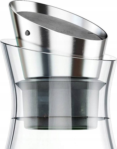 Termos Emsa Flow, 1L, çelik inox me xham, transparent