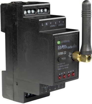 Контролер за ролетни Замел SRM-22, радио, 2 канали, 230V