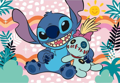 Puzzle Clementoni Stitch 26331, 60 copa, për kalamaj 4–6 vjeç, shumëngjyrësh