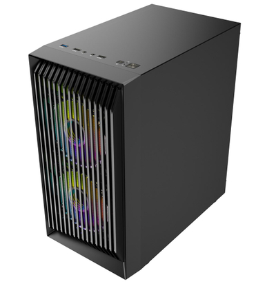 Kutia kompjuterike Logic Concept Atos, Micro ATX, ARGB, e zezë