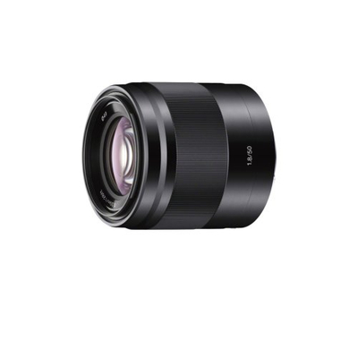 Objektiv Sony E 50mm F1.8 OSS, bajonetë E Mount, stabilizim optik, i zi