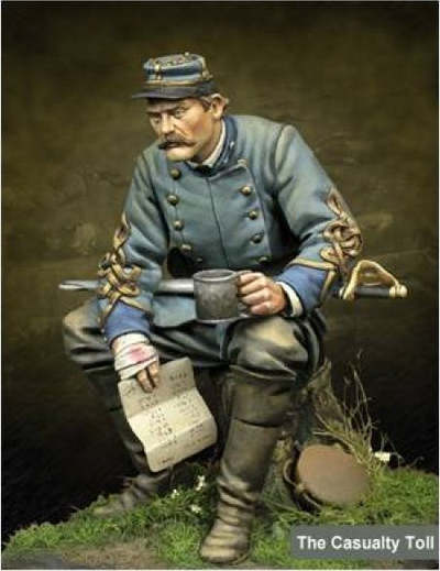 Метална фигура Scale75 The Casualty Toll, 75 mm, комплет за моделирање, повеќебојна