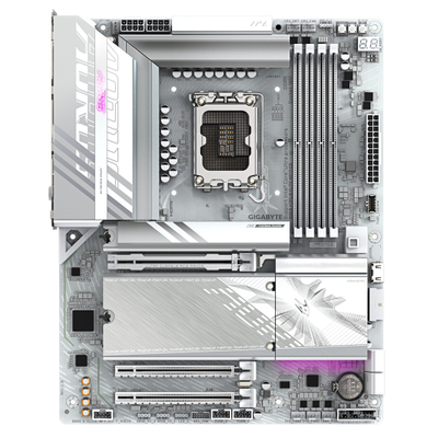 Pllakë amë Gigabyte B860 AORUS ELITE WIFI7 ICE, ATX, LGA 1851, DDR5, e bardhë