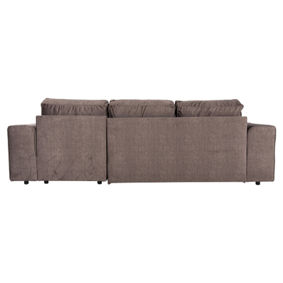Divan këndor i djathtë Nacho 270×88–163×71–88 cm (HM3279.03R), kaftë/ argjendtë